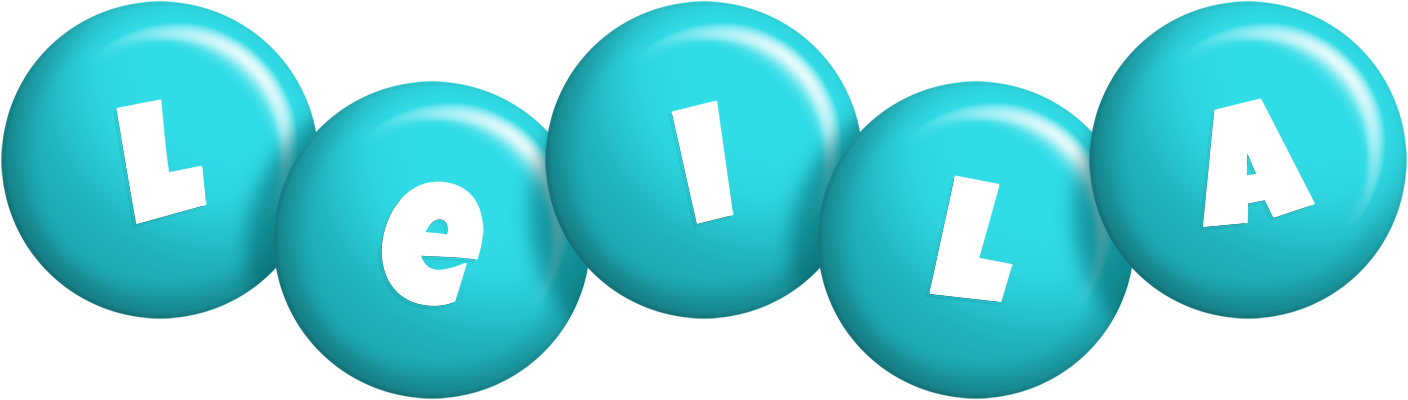 Leila candy-azur logo