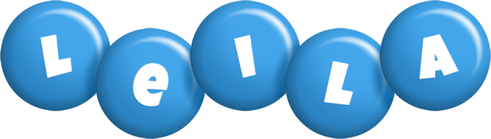 Leila candy-blue logo