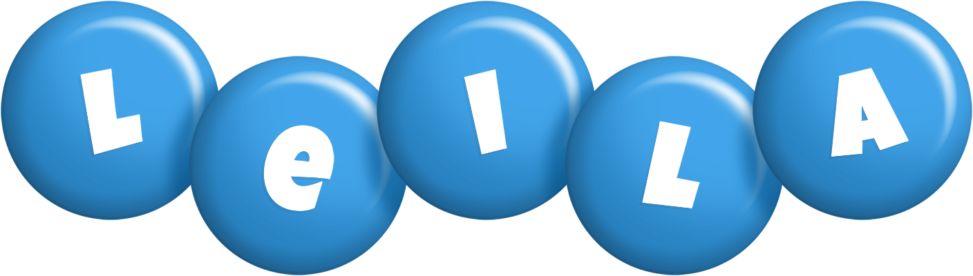 Leila candy-blue logo