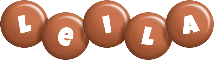 Leila candy-brown logo