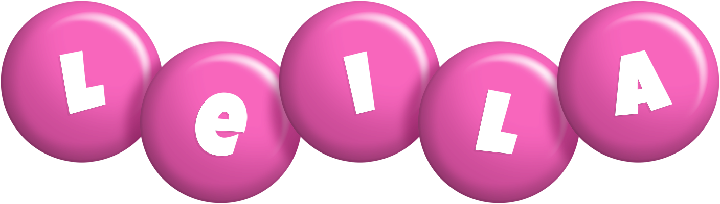 Leila candy-pink logo