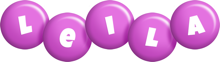 Leila candy-purple logo