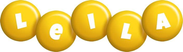 Leila candy-yellow logo