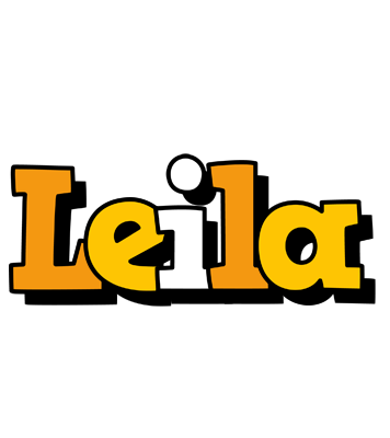Leila cartoon logo