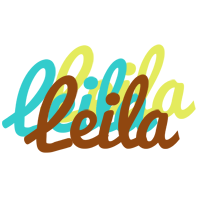 Leila cupcake logo