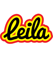 Leila flaming logo