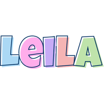 Leila pastel logo