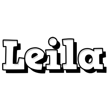 Leila snowing logo