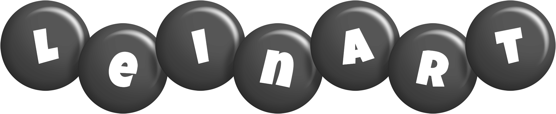 Leinart candy-black logo
