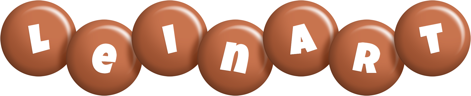 Leinart candy-brown logo