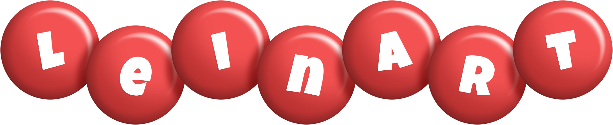 Leinart candy-red logo
