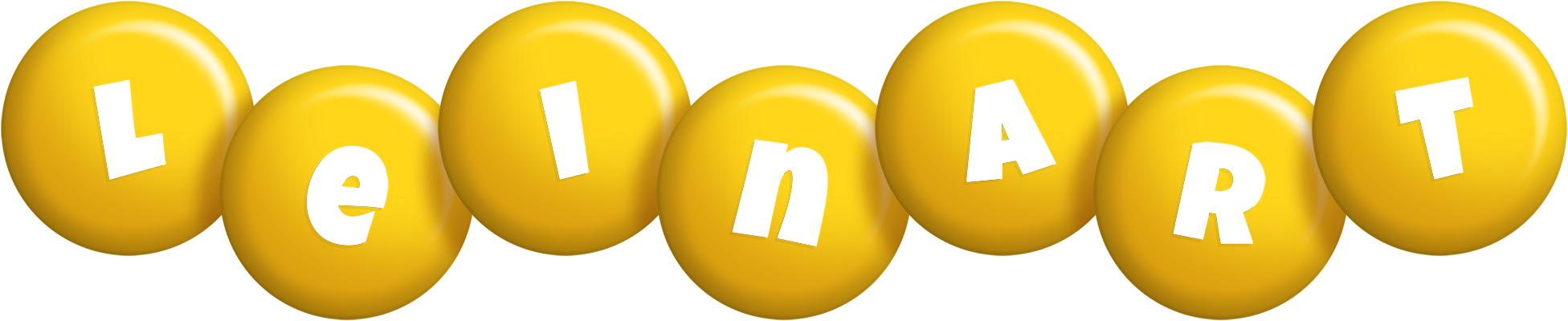 Leinart candy-yellow logo