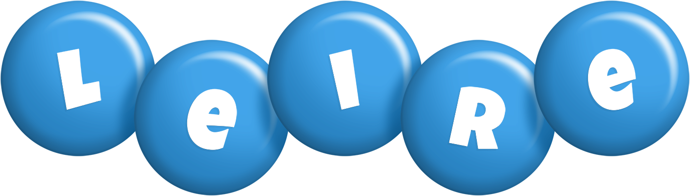 Leire candy-blue logo