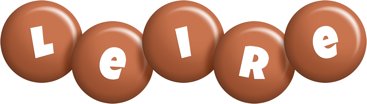 Leire candy-brown logo