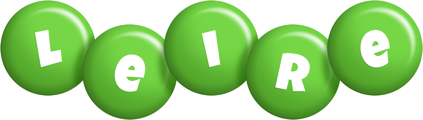 Leire candy-green logo