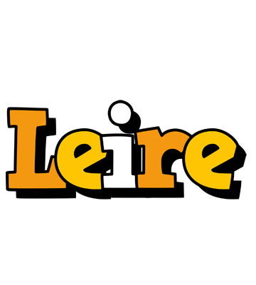 Leire cartoon logo