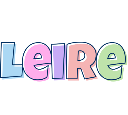 Leire pastel logo