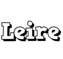 Leire snowing logo