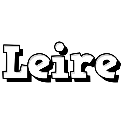 Leire snowing logo