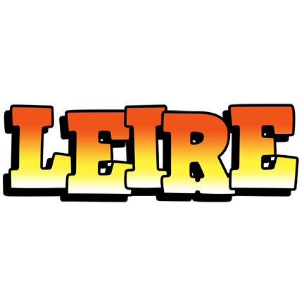Leire sunset logo