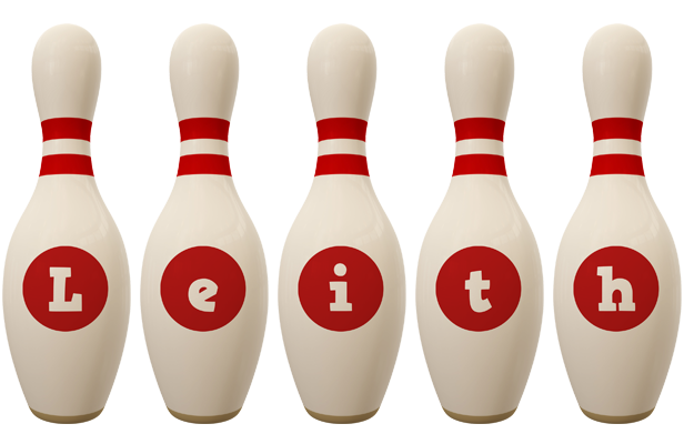 Leith bowling-pin logo