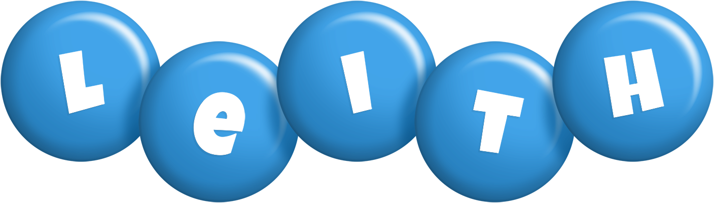 Leith candy-blue logo