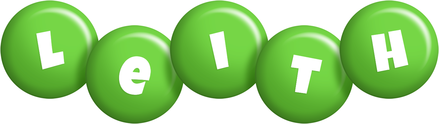 Leith candy-green logo