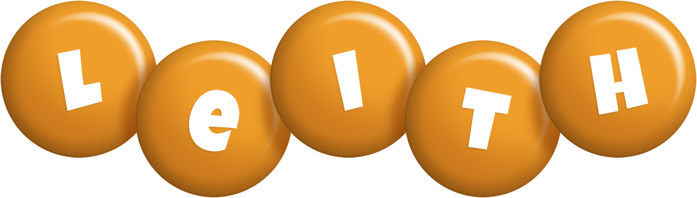 Leith candy-orange logo