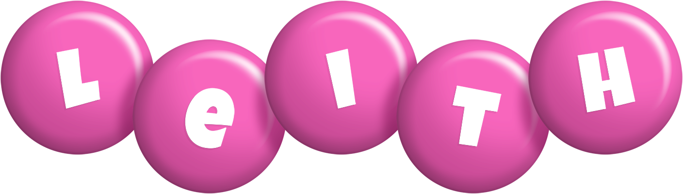 Leith candy-pink logo