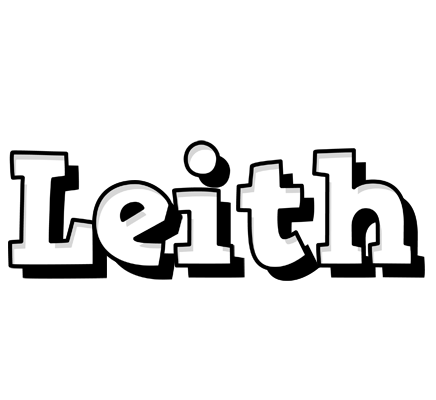 Leith snowing logo