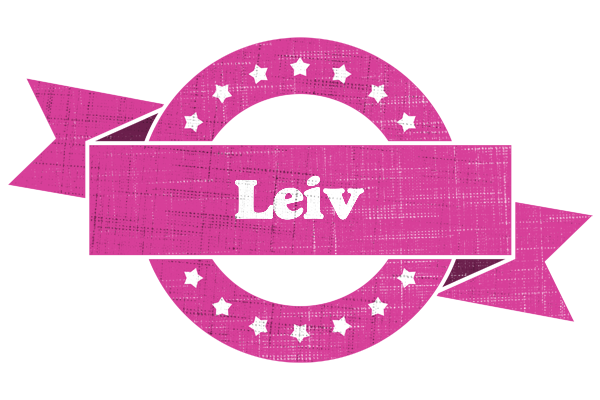 Leiv beauty logo