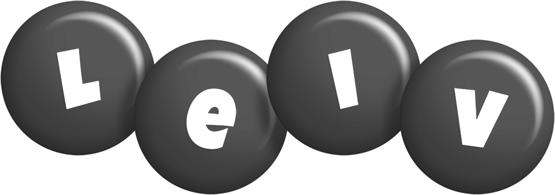 Leiv candy-black logo
