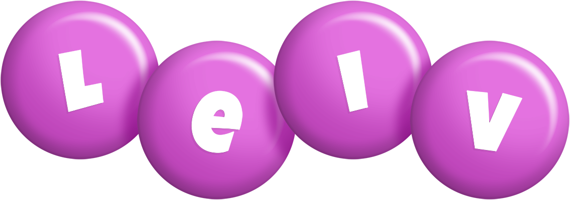 Leiv candy-purple logo