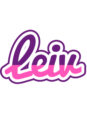 Leiv cheerful logo
