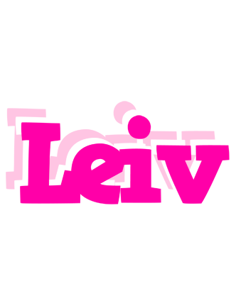 Leiv dancing logo