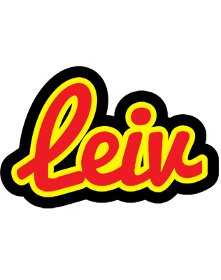 Leiv fireman logo