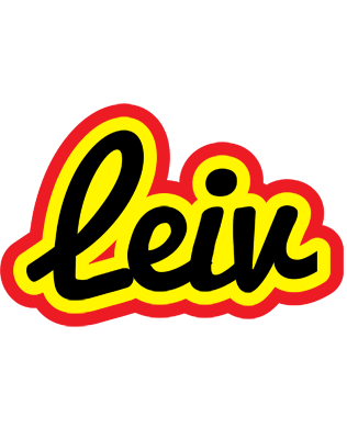 Leiv flaming logo