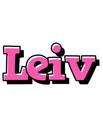 Leiv girlish logo