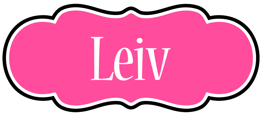 Leiv invitation logo