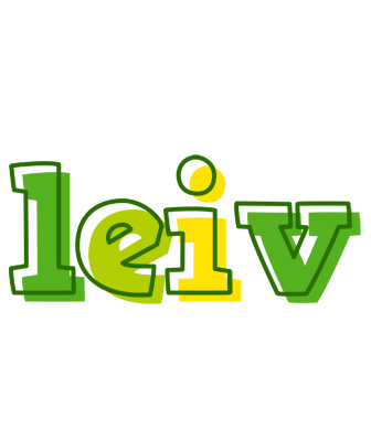 Leiv juice logo
