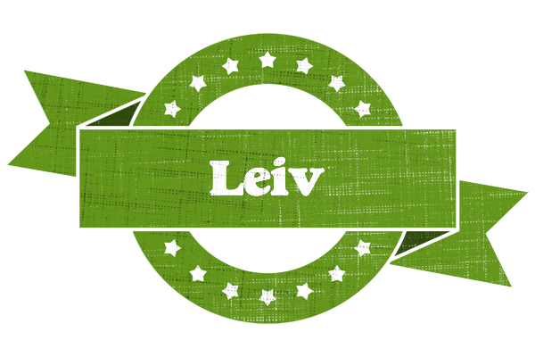 Leiv natural logo
