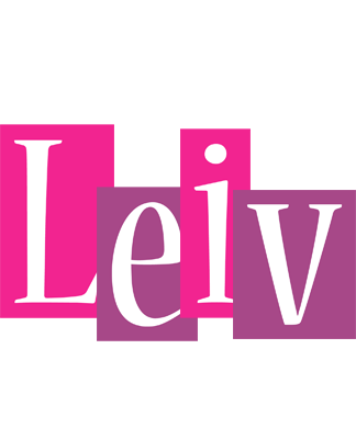 Leiv whine logo