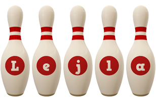 Lejla bowling-pin logo
