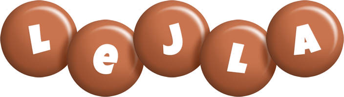 Lejla candy-brown logo