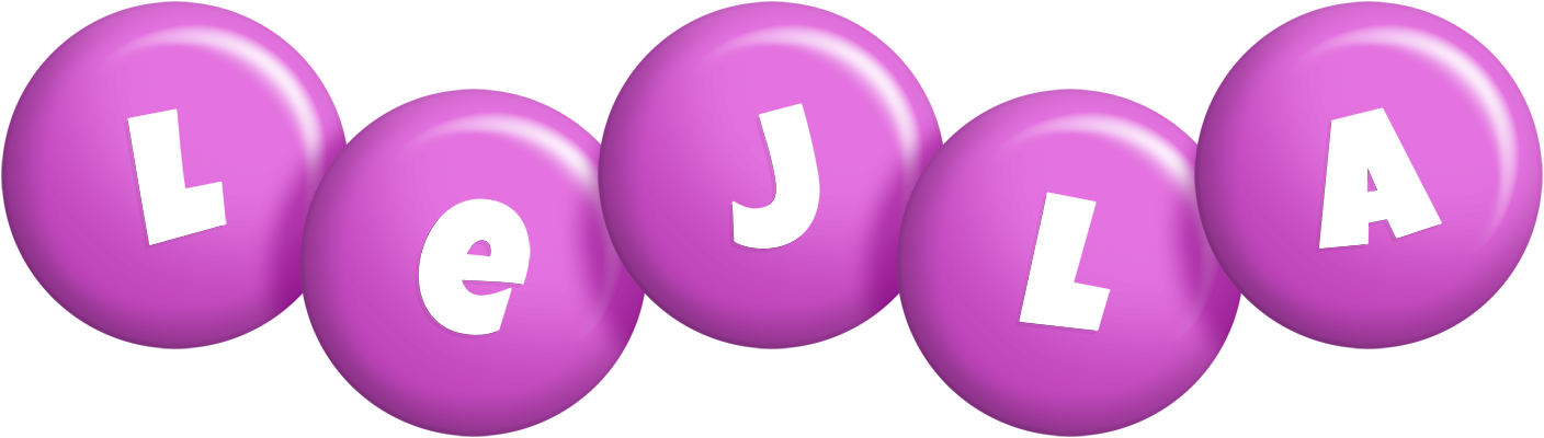 Lejla candy-purple logo