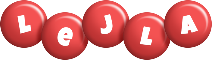 Lejla candy-red logo