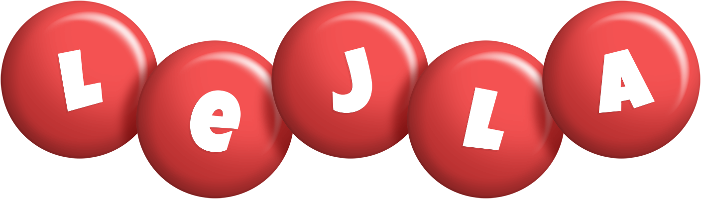 Lejla candy-red logo