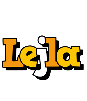 Lejla cartoon logo