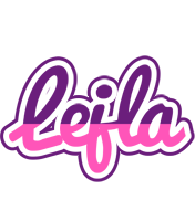 Lejla cheerful logo