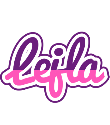 Lejla cheerful logo